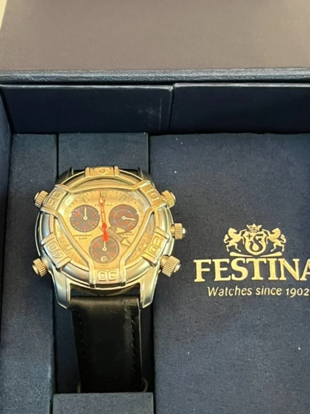 FESTINA | Road Warrior Chronograph Bezel Guard-EUC-NEW Battery